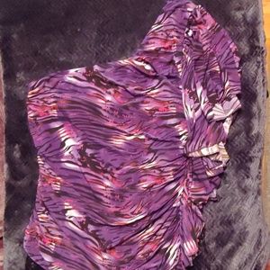 Purple and Pink Off Shoulder